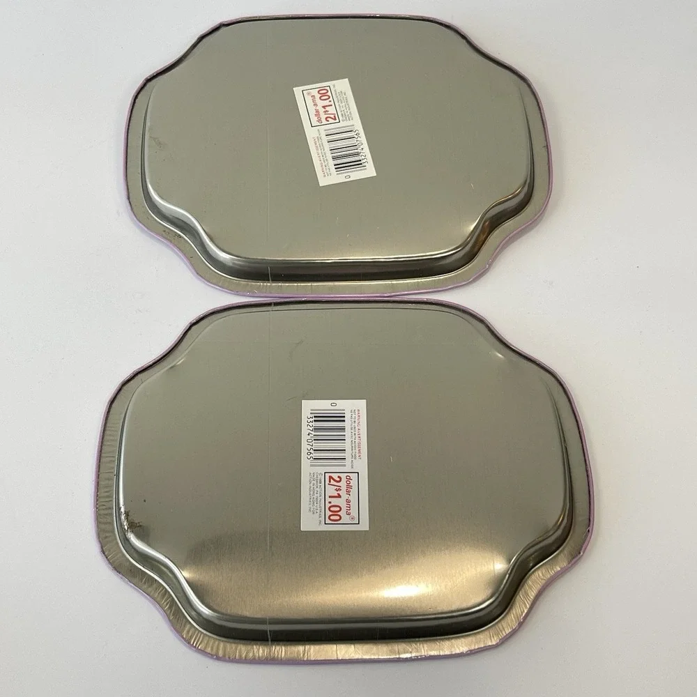 Action Industries, Inc.‎ Designs Vintage Duck Tin Trinket Trays Set Of 2 1986